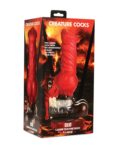 Créature Pénis Gros Godemichet | Godemichet en Silicone Cujo | Godemichet Ventouse XL | Meilleur Godemichet