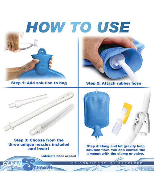 Kit de ducha enema de lujo Clean Stream Detox