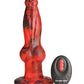 Dildo de silicona vibratorio y de empuje "Hell-Wolf" de Creature Cocks