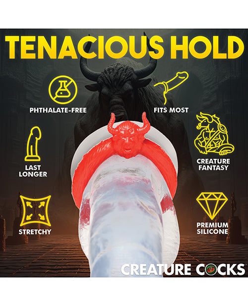 Anneau pénien en silicone Creature Cocks Beast Mode - Rouge