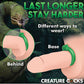 Anneau pénien en silicone serpentin Bite de Créature - Vert