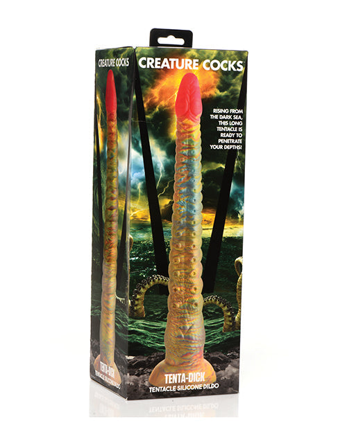 Grosse bite de créature | Gros gode pieuvre en silicone | Gode ventouse