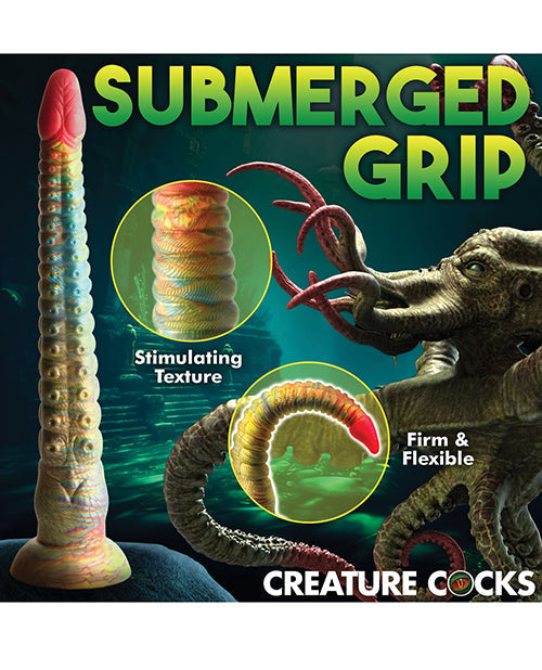 Grosse bite de créature | Gros gode pieuvre en silicone | Gode ventouse