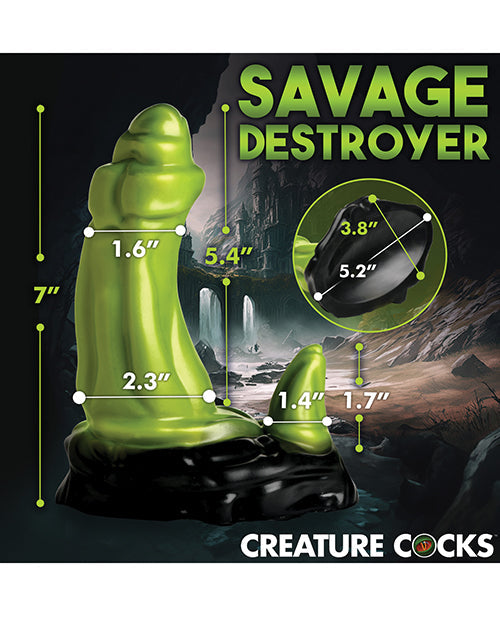Gode Créature Large Bite | Gode Orc Silicone Gros Bite | Gode Ventouse