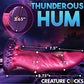 Creature Cocks Xenox Vibrating Silicone Dildo - Pink/Purple
