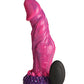 Creature Cocks Xenox Vibrating Silicone Dildo - Pink/Purple