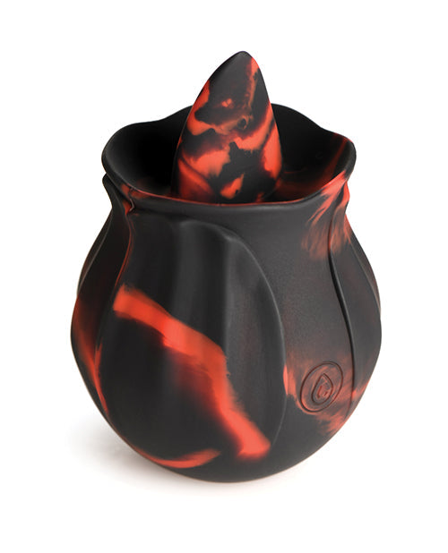 Bloomgasm The Rose Fondle Stimulateur clitoridien massant 10X - Noir