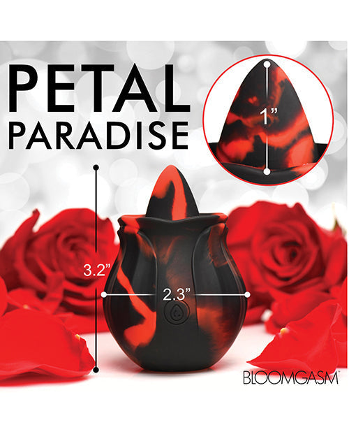 Bloomgasm The Rose Fondle Stimulateur clitoridien massant 10X - Noir