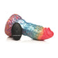Pene de criatura Phoenix arcoíris vibrador con control remoto - Arcoíris