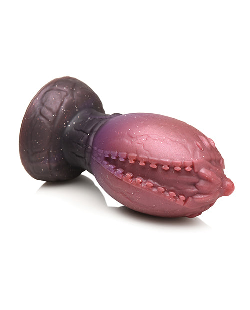 Huevo de silicona grande multicolor de Creature Cocks Dragon Hatch