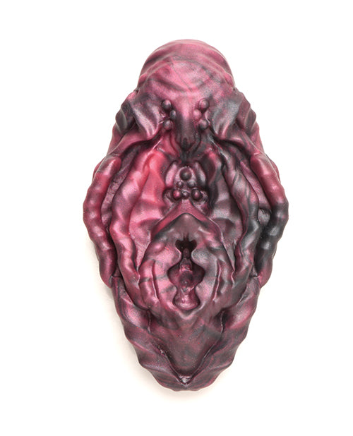 Broyeur en silicone Vulve de Xéno de Créature à Pénis - Multicolore