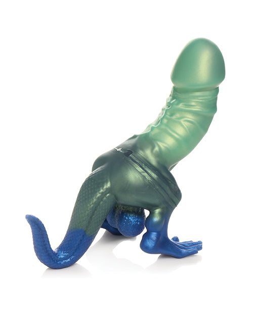 Dildo realista de criatura | Dildo de silicona con ventosa de dinosaurio jurásico
