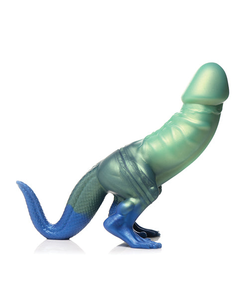 Dildo realista de criatura | Dildo de silicona con ventosa de dinosaurio jurásico