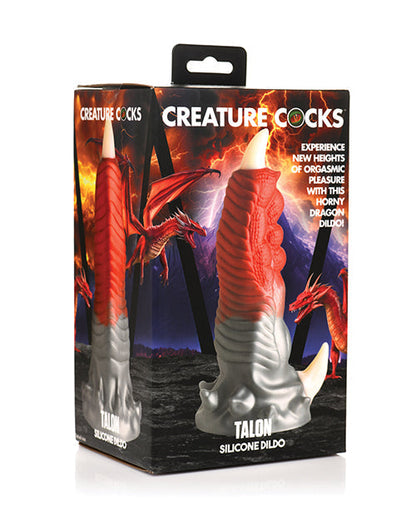 Grand gode queue de créature | Gros gode en silicone Talon | Gode ventouse