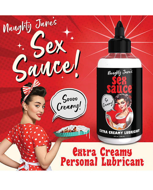 Salsa Sexual de Naughty Jane Lubricante Extra Cremoso - 8 oz