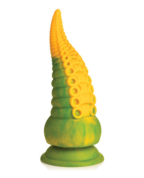 Creature Cocks Monstropus 2.0 Dildo de silicona con tentáculo vibrador - Amarillo/Verde