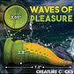 Creature Cocks Monstropus 2.0 Dildo de silicona con tentáculo vibrador - Amarillo/Verde