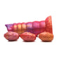 Dildo de silicona de ovipositor ninfoide para coños de criatura