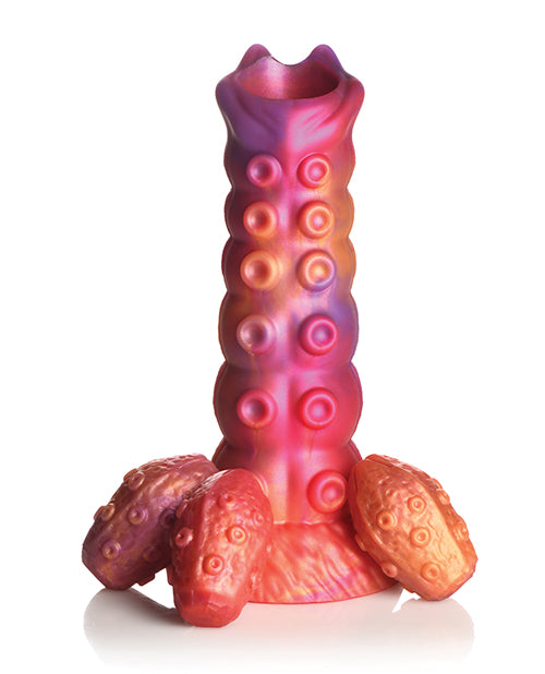 Dildo de silicona de ovipositor ninfoide para coños de criatura