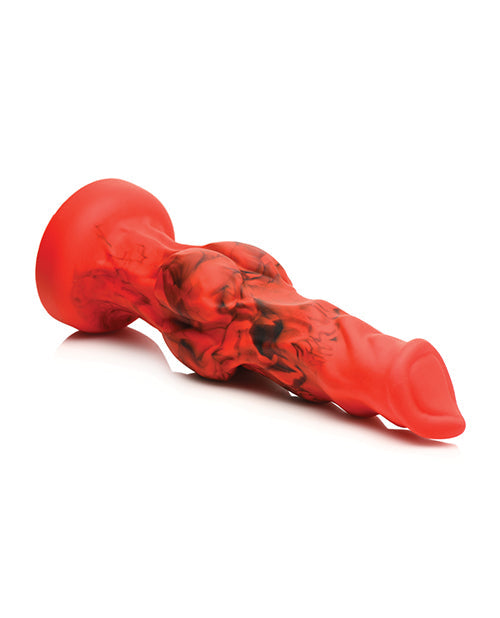 Bites de créature Réaliste Godemichet | Godemichet en Silicone de Feu | Godemichet Ventouse Grande Taille