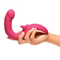 Vibromasseur de léchage et de poussée Lickgasm Tease & Please - Rose