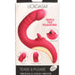 Vibromasseur de léchage et de poussée Lickgasm Tease & Please - Rose