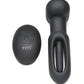 Inmi Bum Flick Flicking & Vibrating Silicone Butt Plug avec télécommande - Noir