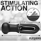 Inmi Bum Flick Flicking & Vibrating Silicone Butt Plug avec télécommande - Noir