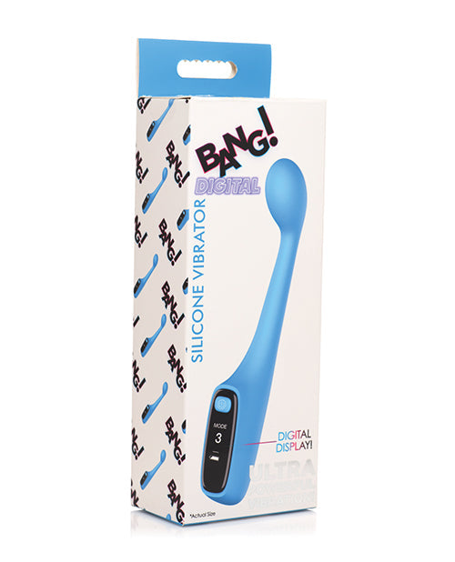 ¡Bang! Vibrador Digital de Punto G 10X - Azul