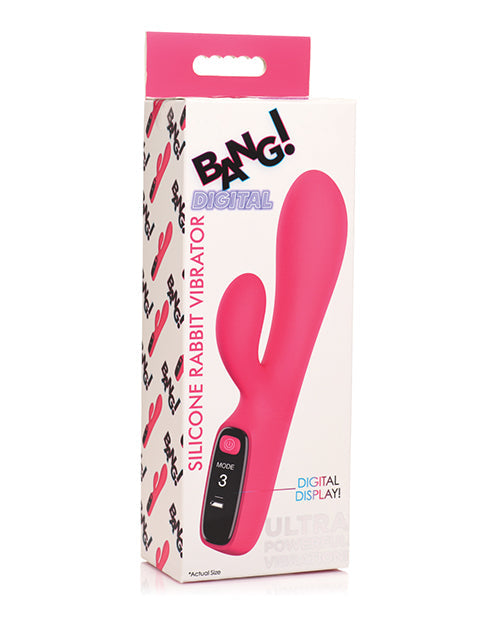Vibromasseur Bang 10X Point G | Vibromasseur lapin numérique | Vibromasseur clitoridien rose à 3 vitesses | Meilleur vibromasseur pour femme