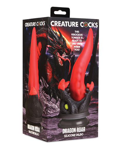 Dildo realista con forma de pene de criatura | Dildo grande de silicona de dragón | Dildo con ventosa