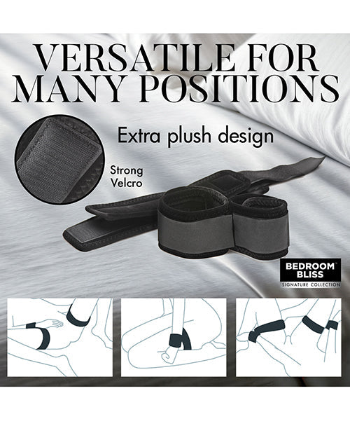 Restricciones de muñeca a tobillo Bedroom Bliss - Negro