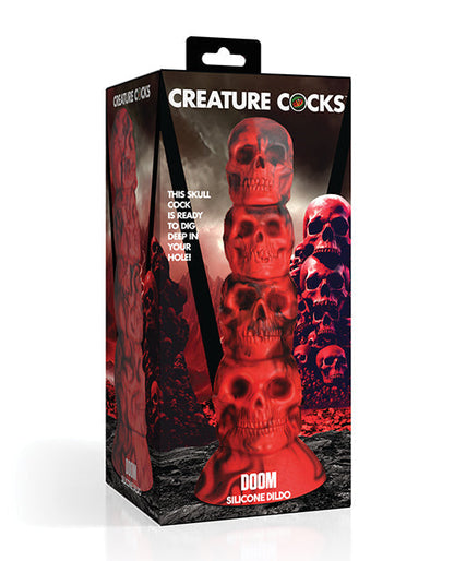 Dildo realista Criatura Verga | Dildo grande de silicona Doom | Dildo con ventosa