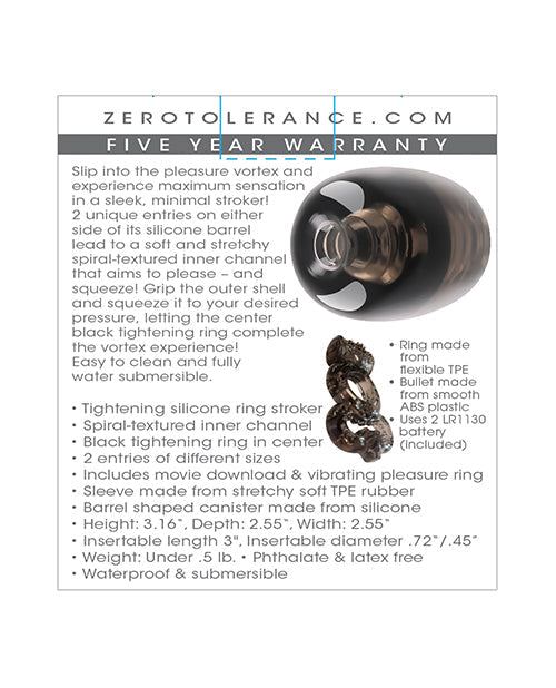 Zéro Tolérance Stroke To Go - Noir