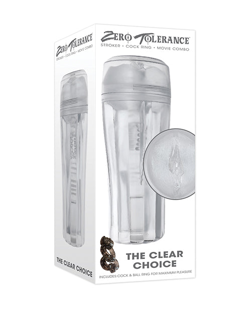 Masturbateur Zero Tolerance The Clear Choice - Transparent