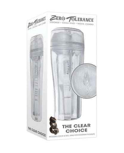 Masturbateur Zero Tolerance The Clear Choice - Transparent