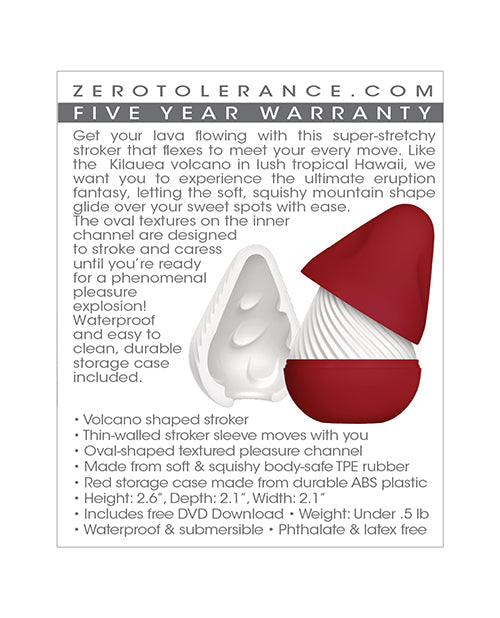 Zero Tolerance Kilauea Stroker - Blanc