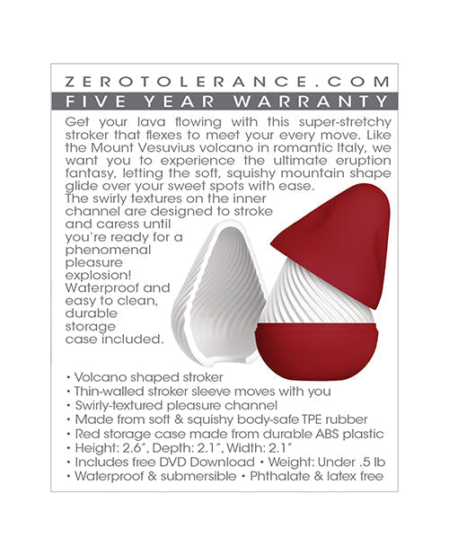 Zero Tolerance Vesuvias Stroker - Blanc