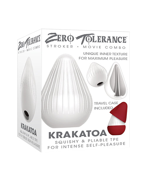 Godemichet Krakatoa Zero Tolerance - Blanc