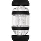 Masturbateur double tunnel Zero Tolerance - Noir/Transparent
