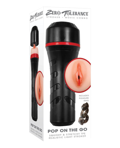 Zero Tolerance Pop On the Go Stroker - Claro