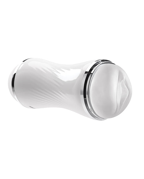 Masturbateur double entrée Zero Tolerance - Blanc