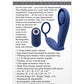 Vibrador de anillo en C Zero Tolerance Extra Mile - Azul