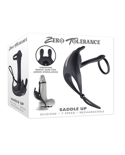 Vibromasseur Pénien et Testiculaire Zero Tolerance Saddle Up - Noir