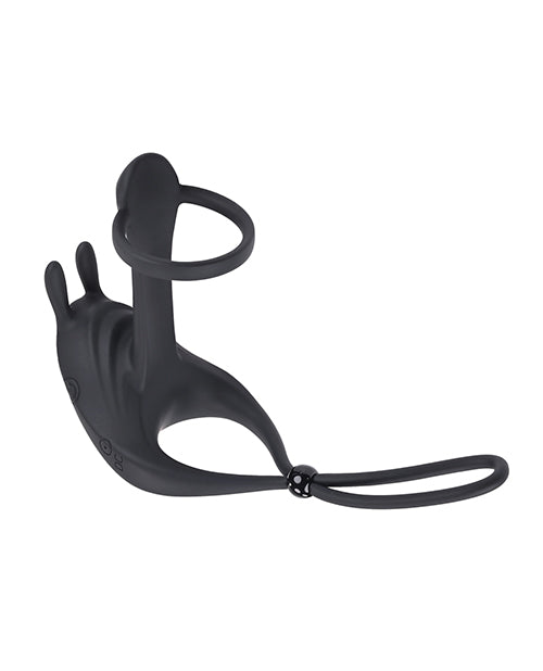 Vibromasseur Pénien et Testiculaire Zero Tolerance Saddle Up - Noir
