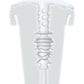Bomba Vibratoria Recargable Zero Tolerance Sucking Good - Blanco/Transparente