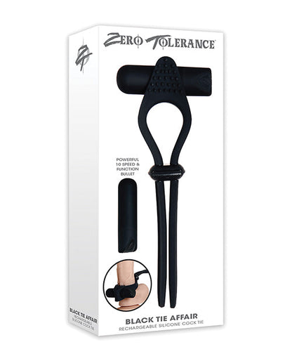 Anneau pénien Zero Tolerance Black Tie Affair - Noir