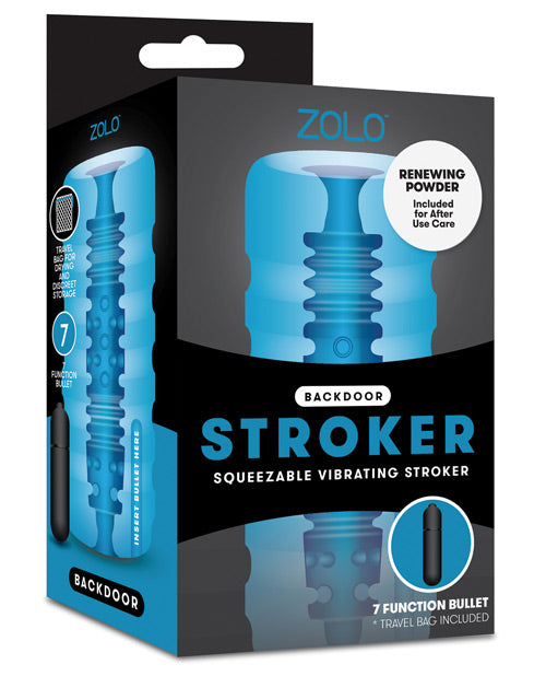 Masturbateur vibrant pressable ZOLO Backdoor