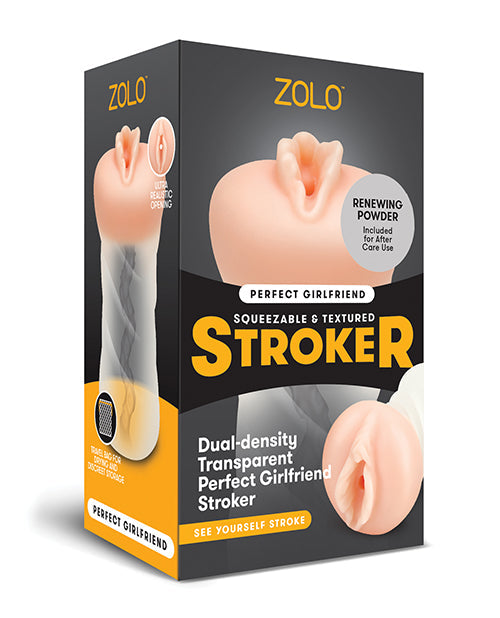 ZOLO Perfect Girlfriend Masturbateur Double Densité Transparent