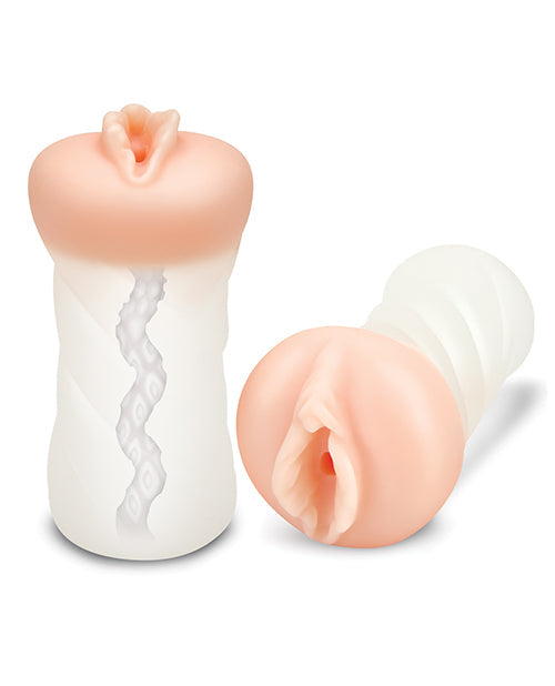 ZOLO Perfect Girlfriend Stroker Transparente de Doble Densidad